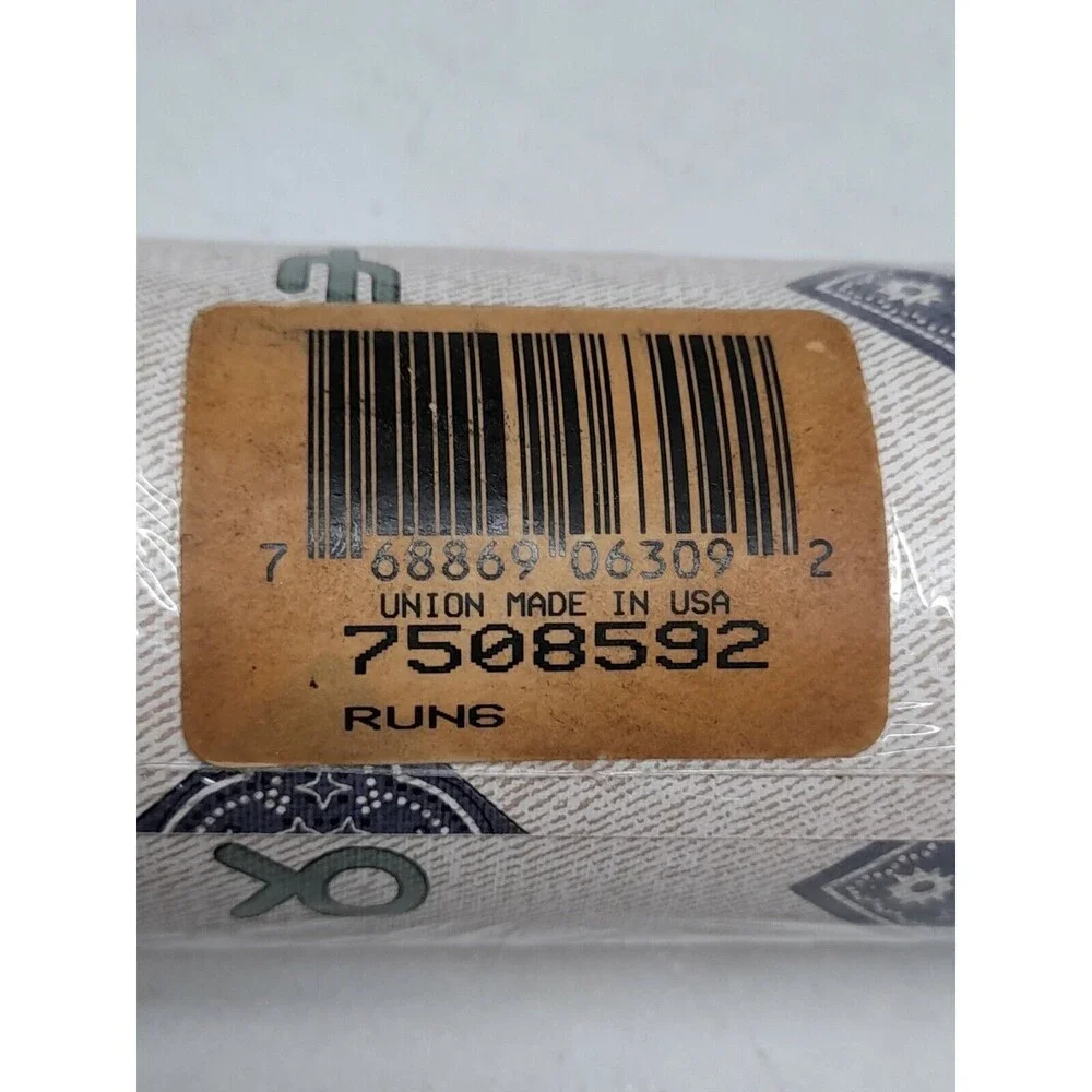 Vtg One Double Roll Prepasted Taylor Wallcovering Durable Vinyl Bandanna